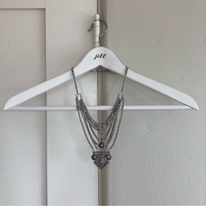 🤍 euc | vintage | antique silver statement necklace